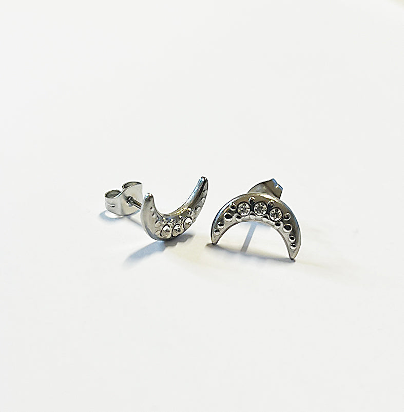 Edelstahl-Mondohrringe - Image 2