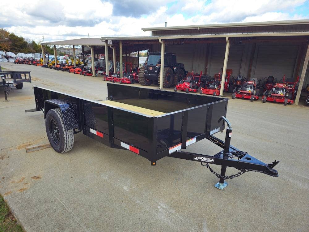 5′ X 10′ Utility Trailer Straight Deck 18″ Sides Tall Gate - Image 20