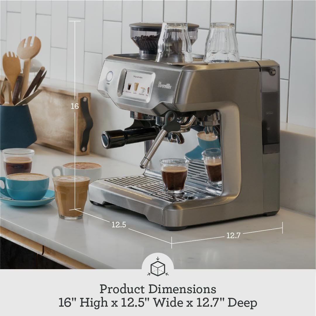 Breville Barista Touch Espresso Machine BES880BSS, Brushed Stainless Steel - Image 12