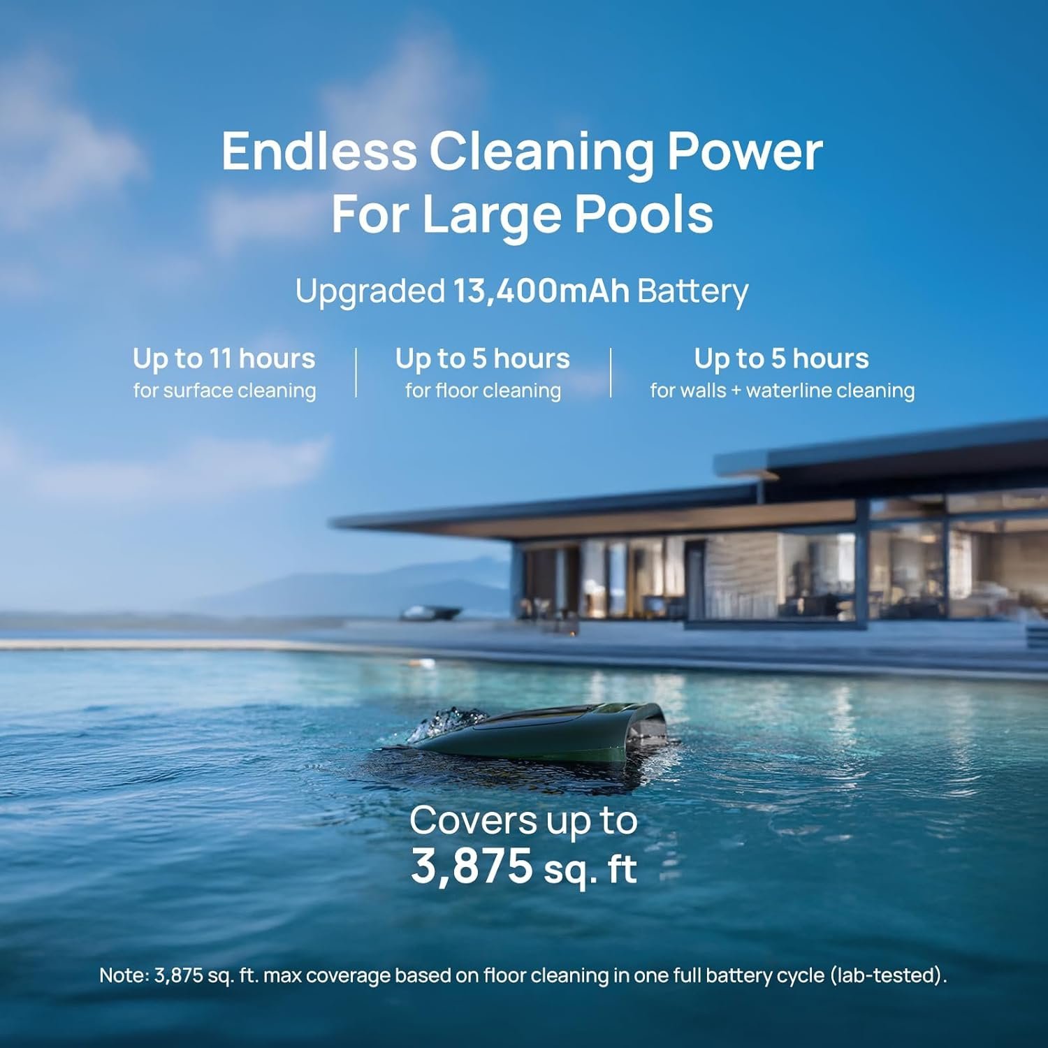 Beatbot AquaSense 2 Pro Robotic Pool Cleaner – 5-in-1 Cordless Skimmer & Clarifier, App-Controlled, Smart Parking, Up to 3,875 Sq. Ft. – Obsidian - Image 16