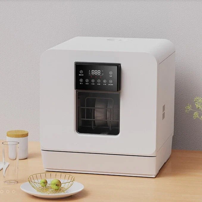 Compact Automatic Table Top Dishwasher – Portable Countertop Kitchen Dishwasher with 4 Place Settings - Image 7